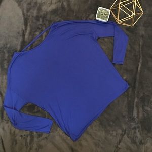 Royal blue top